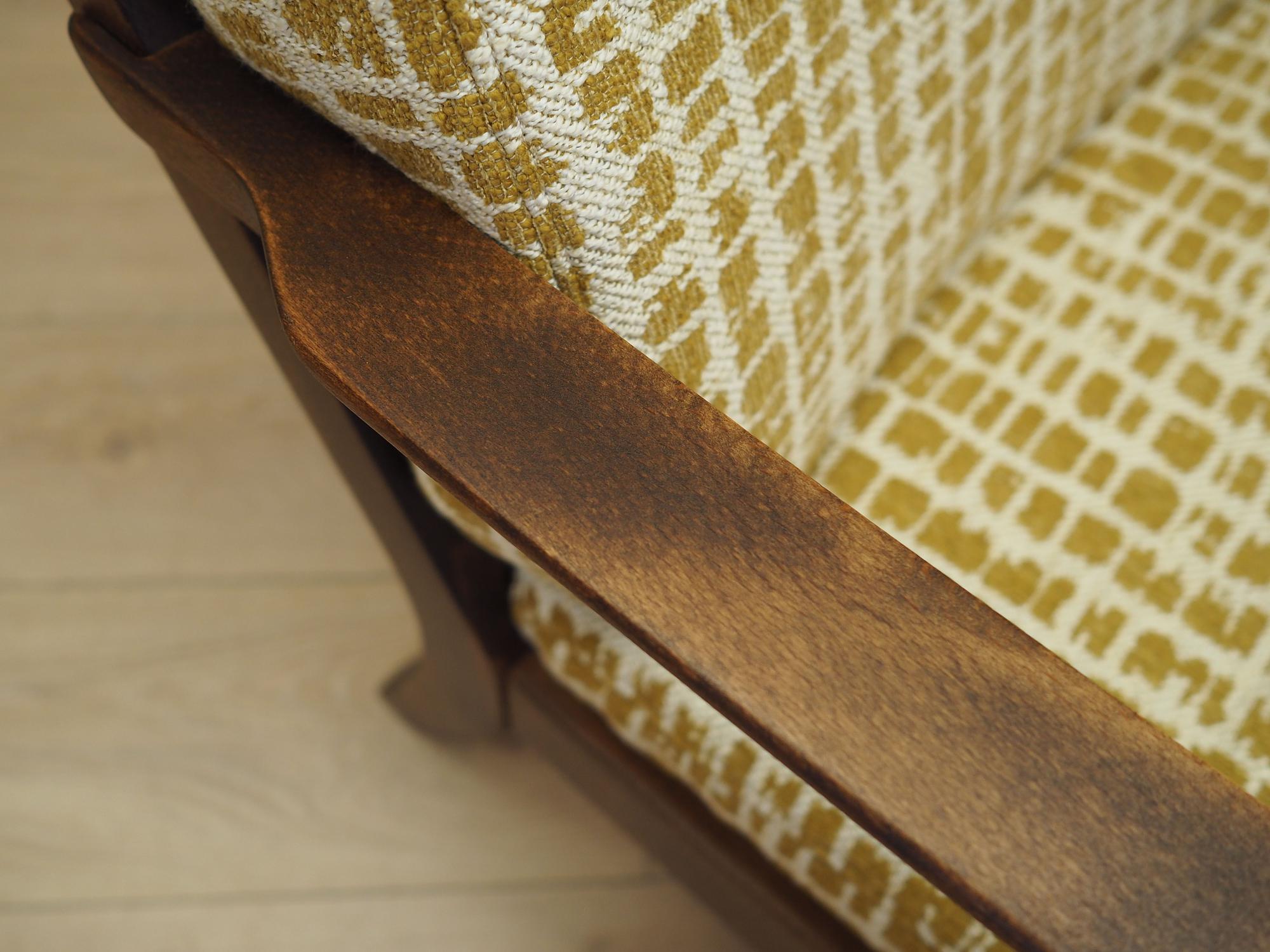 Armchair beech wood 1970s 8