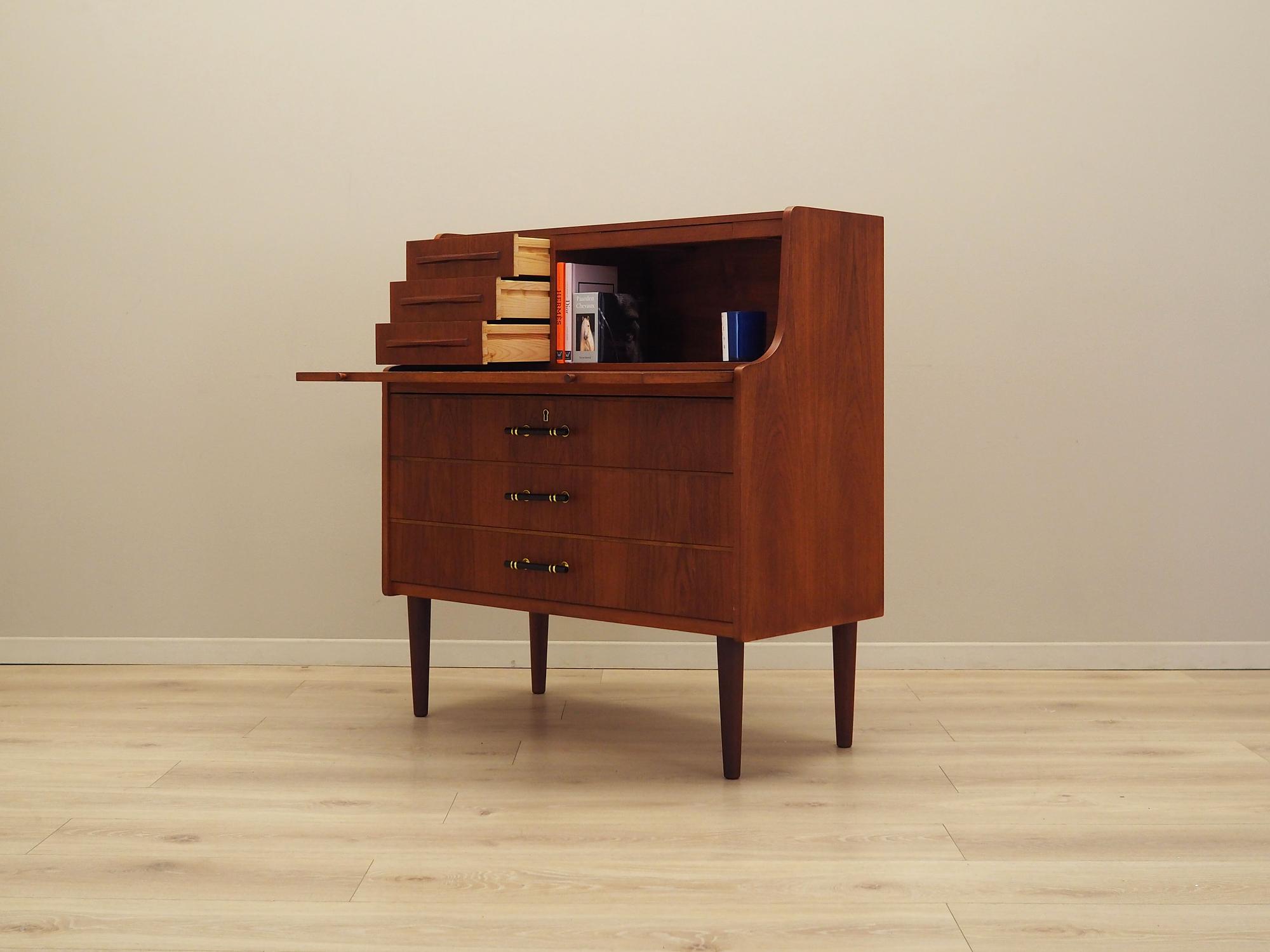 Secretary Teak Wood 1970s 4