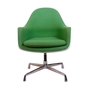 Eames Loose Cushion Drehstuhl Grün 1