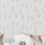 Enola Tapete Papier Textil Beige 1