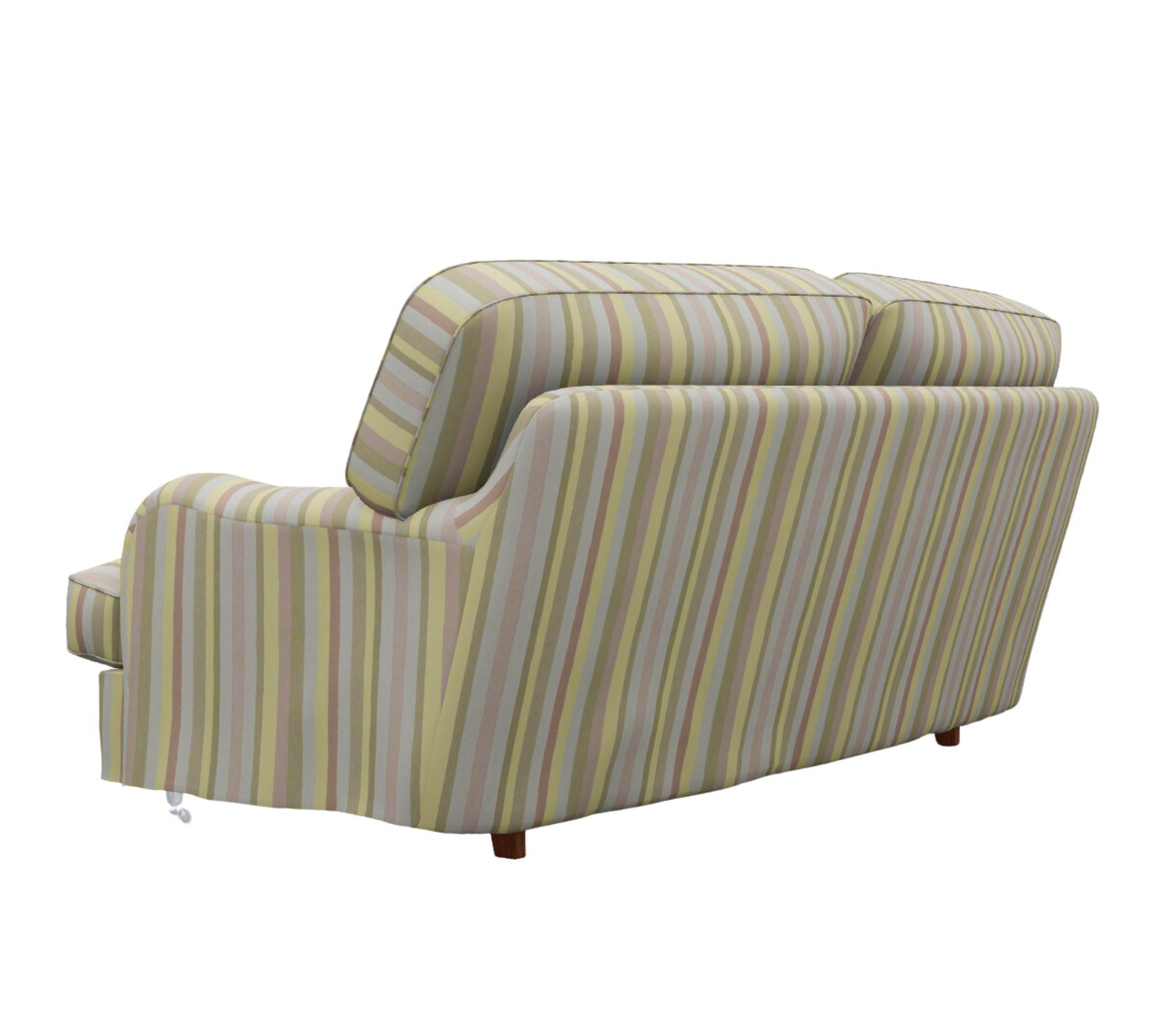Lejonet Sofa 2,5-Sitzer Leinen Gestreift 2