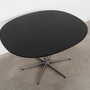 Vintage Table Wood Metal Black 1960s 4