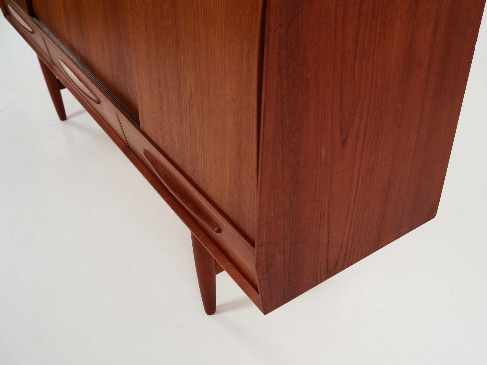 Highboard Teak Brown 1970s 9