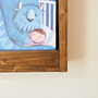 Jeya Montessori Bücherregal Holz Nussbaum 1