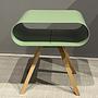 LO 12 Side table Oak wood Steel Pale green 1