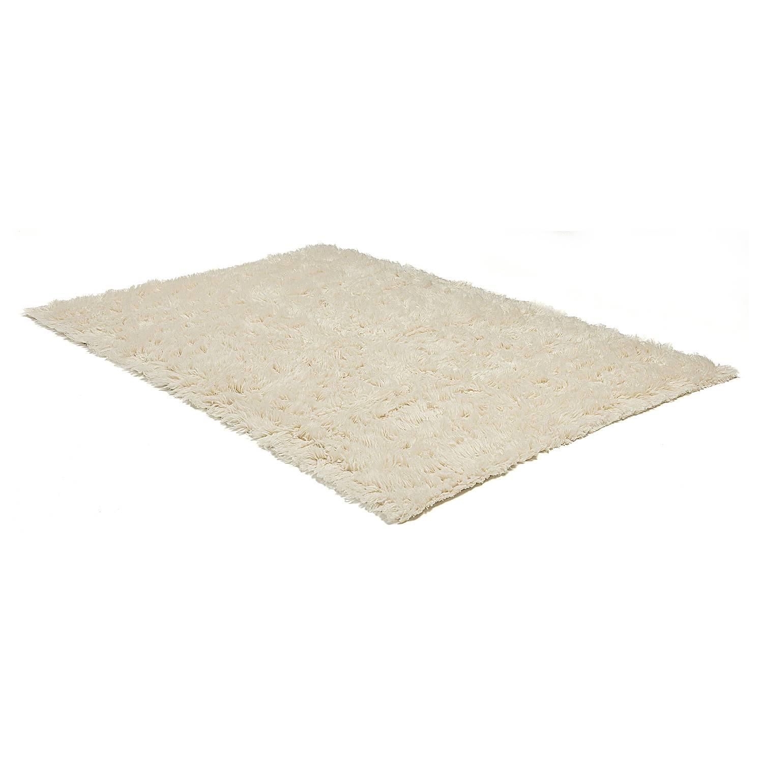 Wollteppich Flokos 1250 Schurwolle Cremeweiß 140 x 200 cm 3