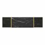 Sideboard Holz Schwarz Marmoroptik 2