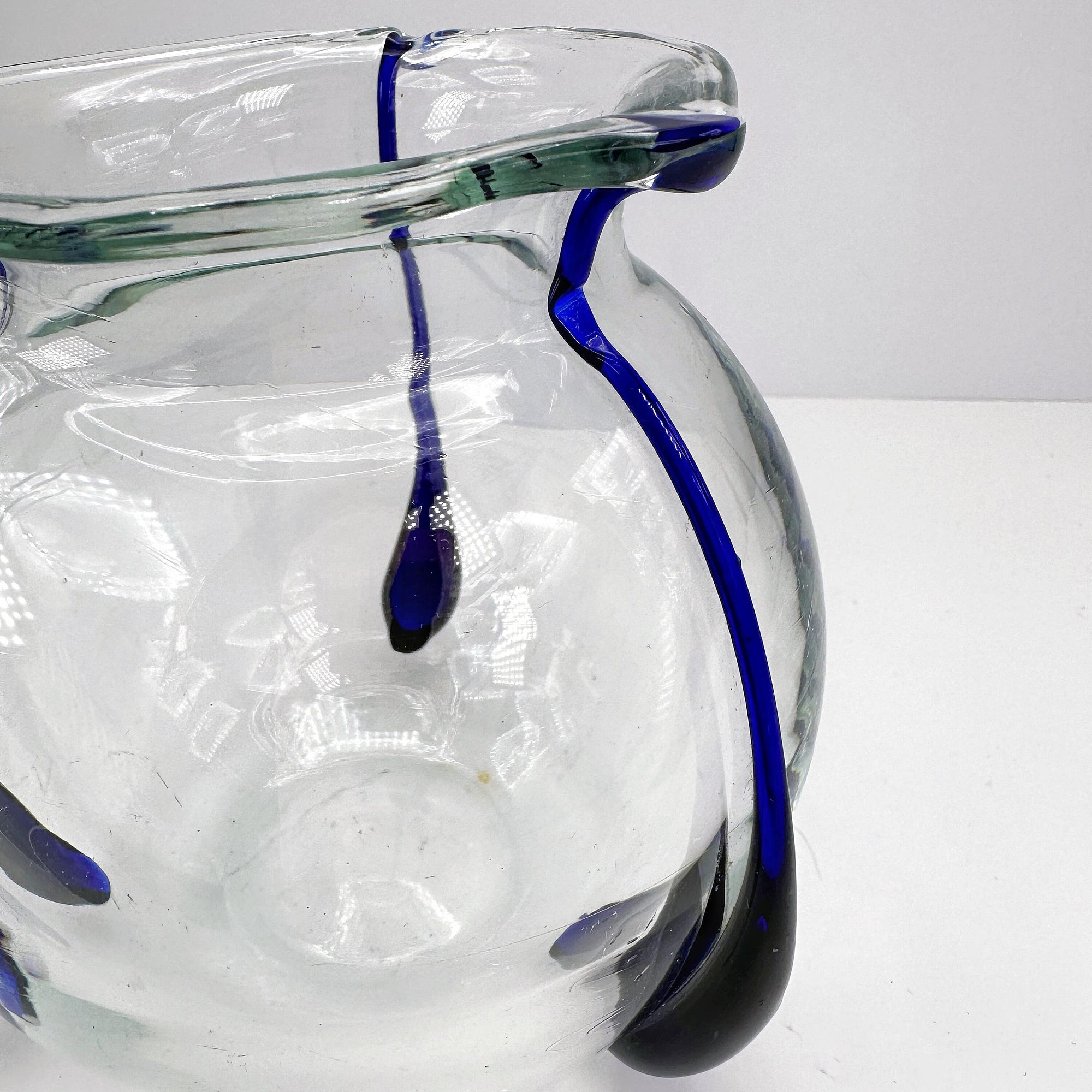 Art Nouveau Vase Glass 1910s 3