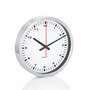 Era Wanduhr Glas Edelstahl Matt Ø 30 cm Weiß 0