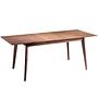Extendable Dining Table Brown 1