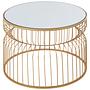 Avantis Gold Metalldrahtgestell Runder Beistelltisch
 6