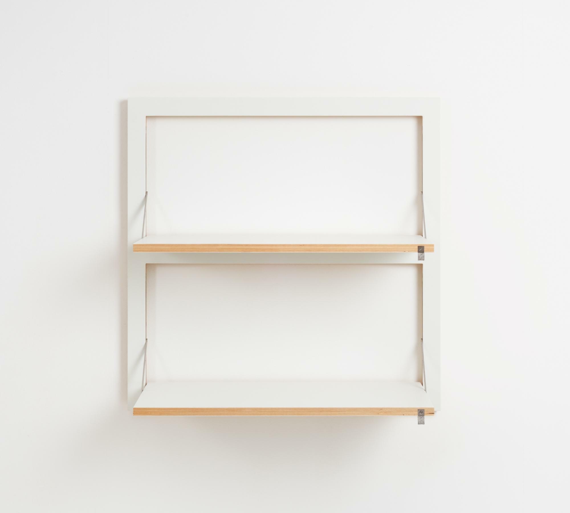 Fläpps Regal 80x80-2 Weiß 1