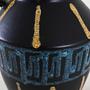 Vaso in ceramica blu 5
