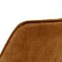 Upholstered chair Oaklawn set of 2 Curry yellow 4