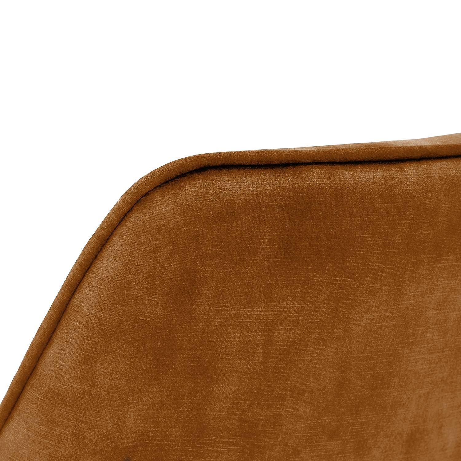 Upholstered chair Oaklawn set of 2 Curry yellow 4