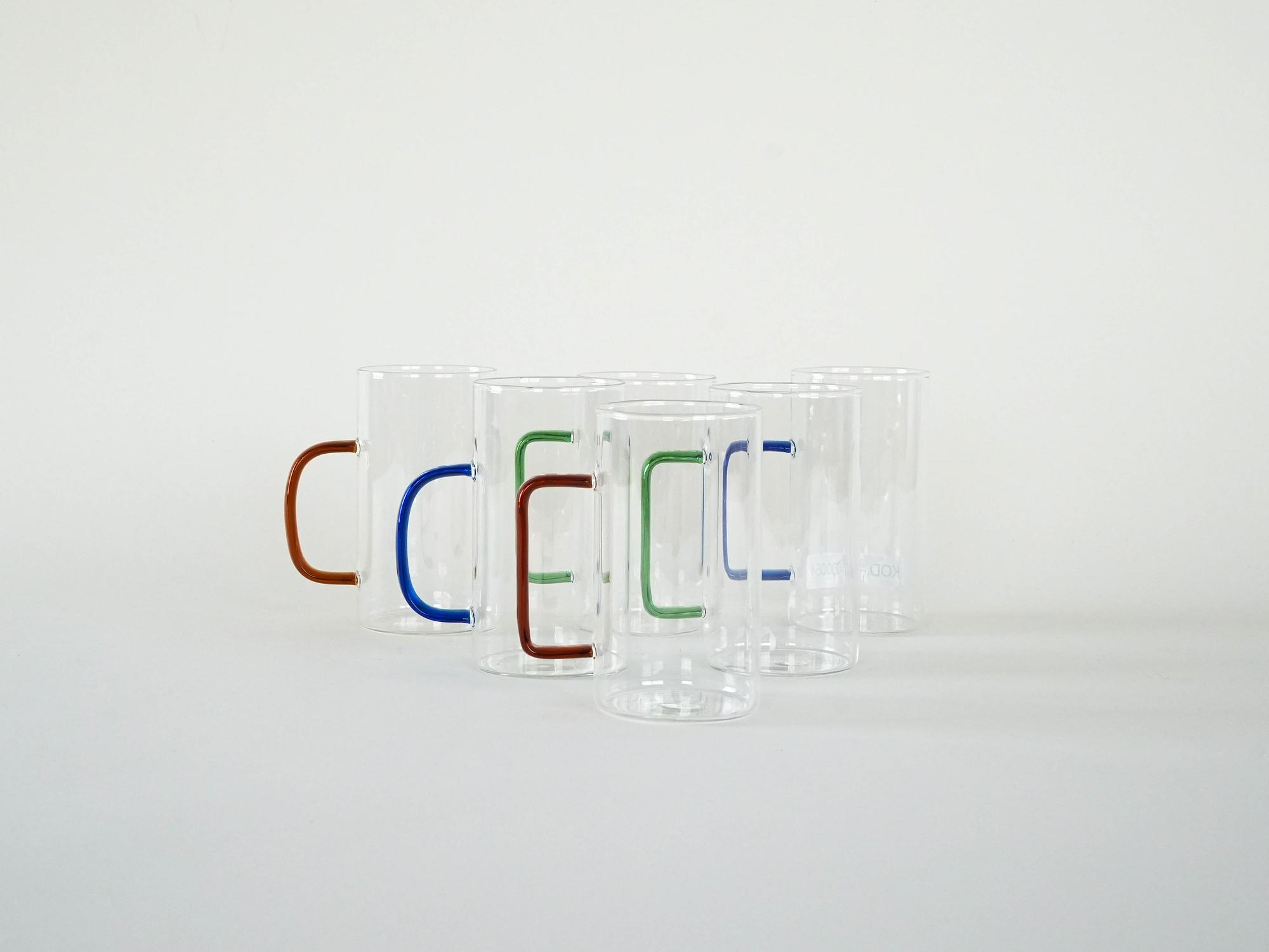 Glasses 6x Multicolored 3
