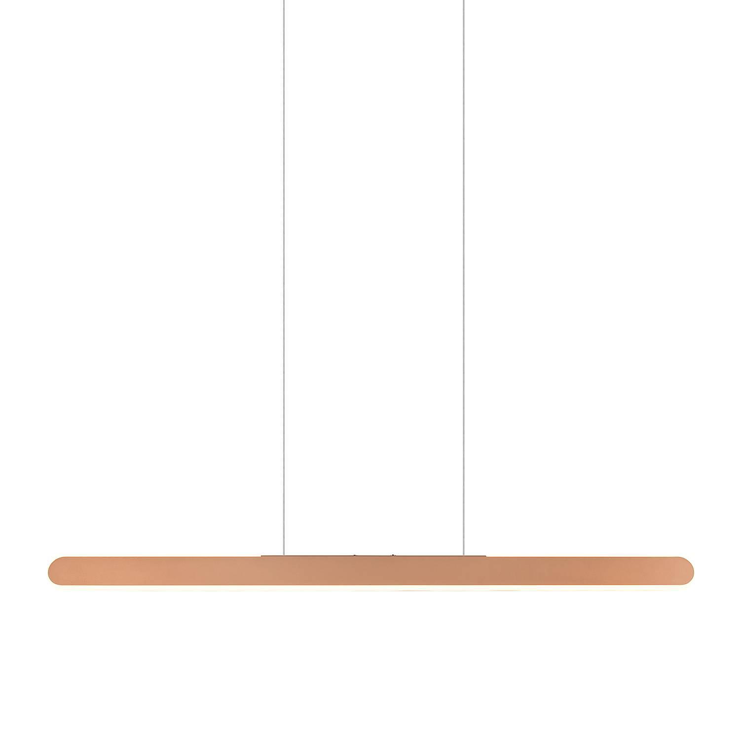LED-Pendelleuchte Helios Eisen Braun Breite: 100 cm 0