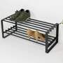 Shoe Rack Steel Black 2