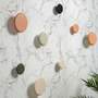 3x Garderobenhaken Massivholz Creme 2