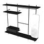 Boutique Mast System Night Garderobe Eisen Schwarz 0