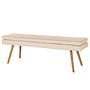 Nicholas Sitzbank Webstoff Beige 2