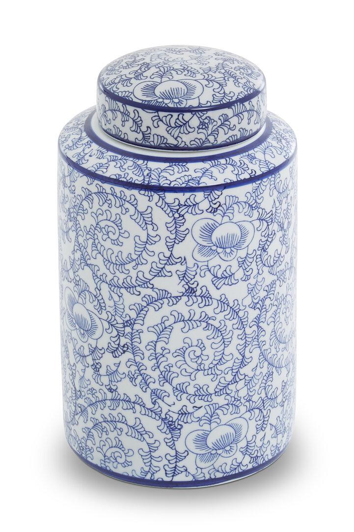 Calix Keramikgefäß Blau Weiß 2