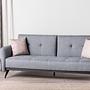 Ron Sofabed Schlafsofa 3-Sitzer Grau 1