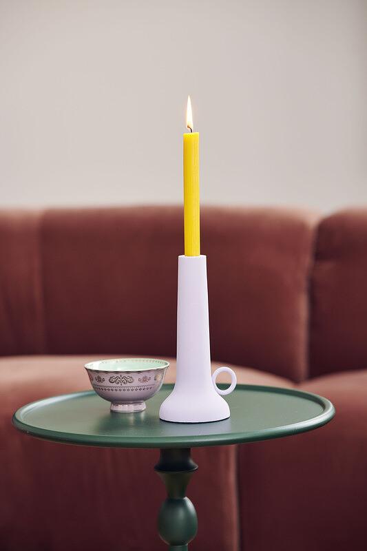 Spartan Candle holder Metal Purple 2