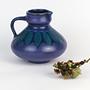 Vintage Blumenvase mit Henkel Porzellan 1970er Jahre 3