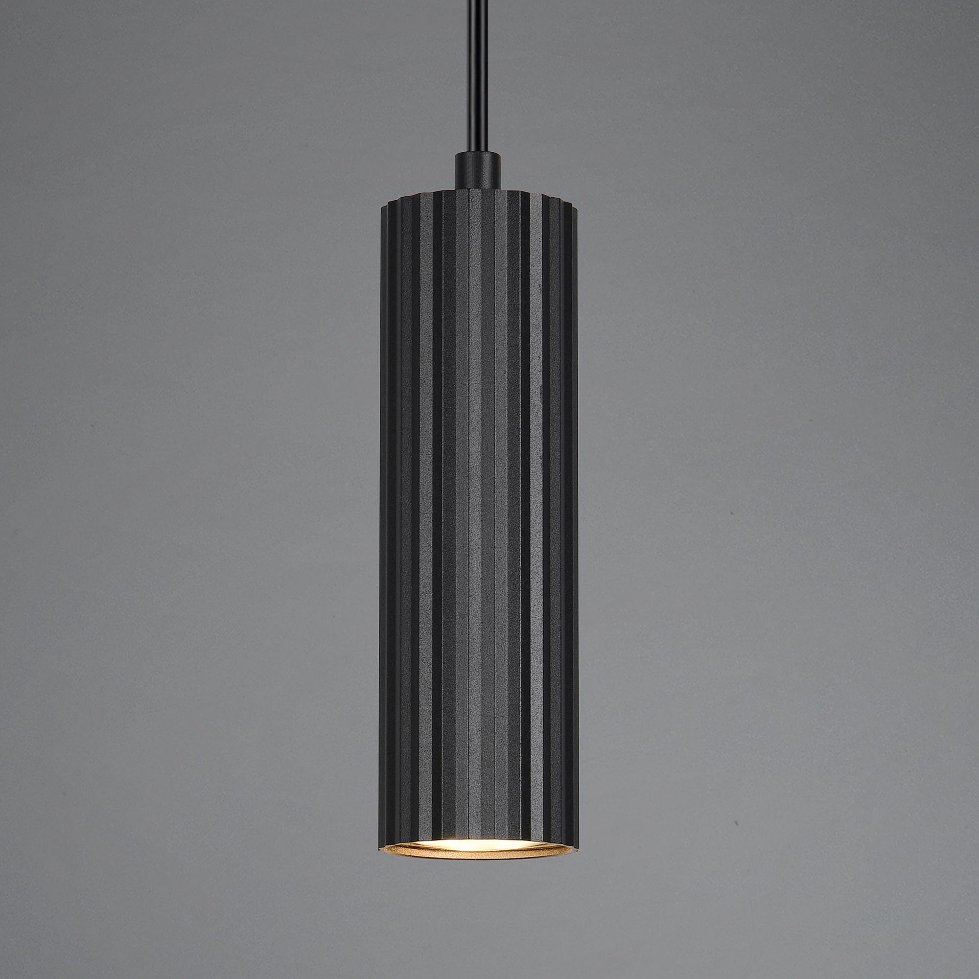 1-Flammig Soka Pendelleuchte Eisen Schwarz 0