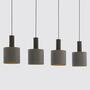 3-light pendant light grey black 0