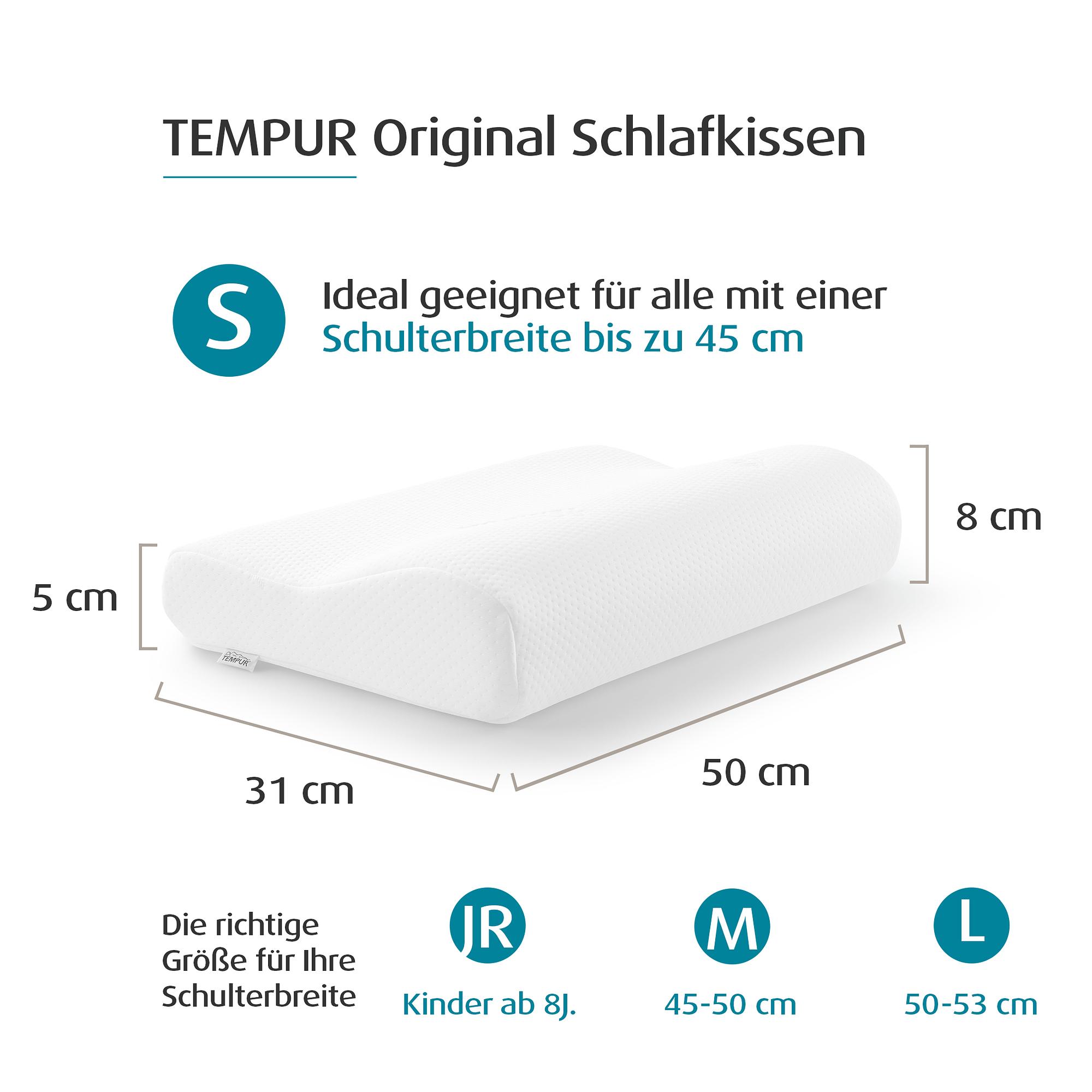 TEMPUR® Original festes Memory Foam Schlafkissen in S 1