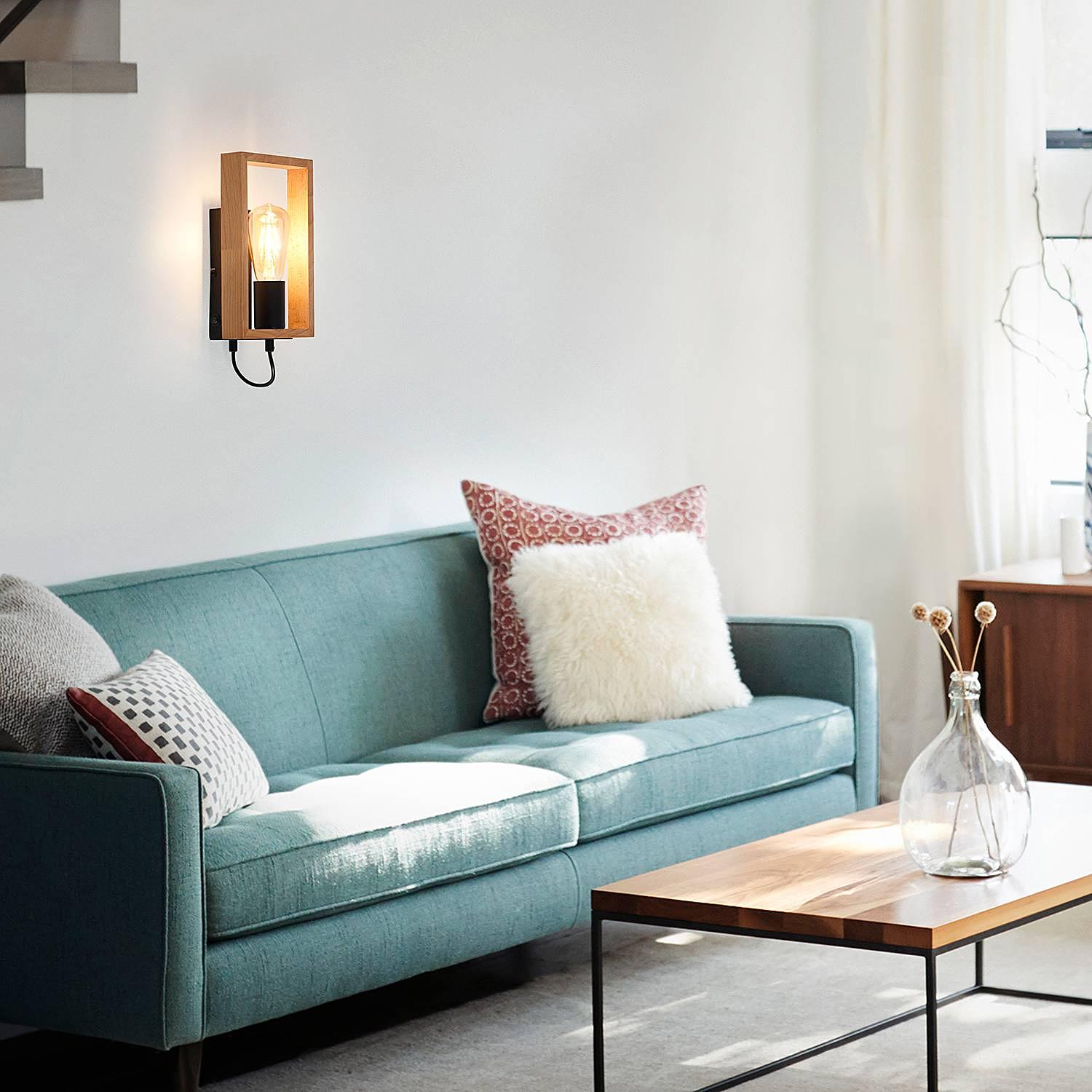 Franky Wandleuchte 1-flammig Akazie Massiv 2