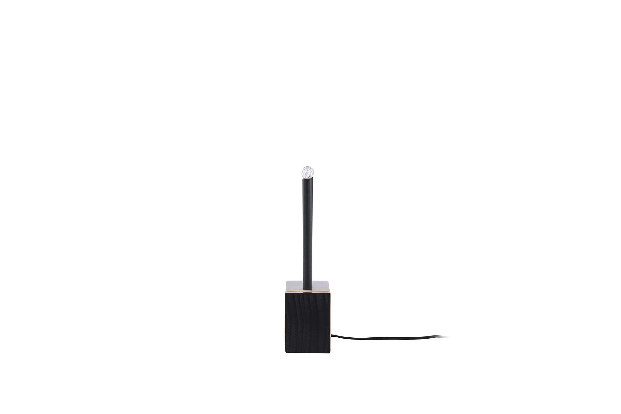 Fjällberget Candle holder Pine wood Black 3