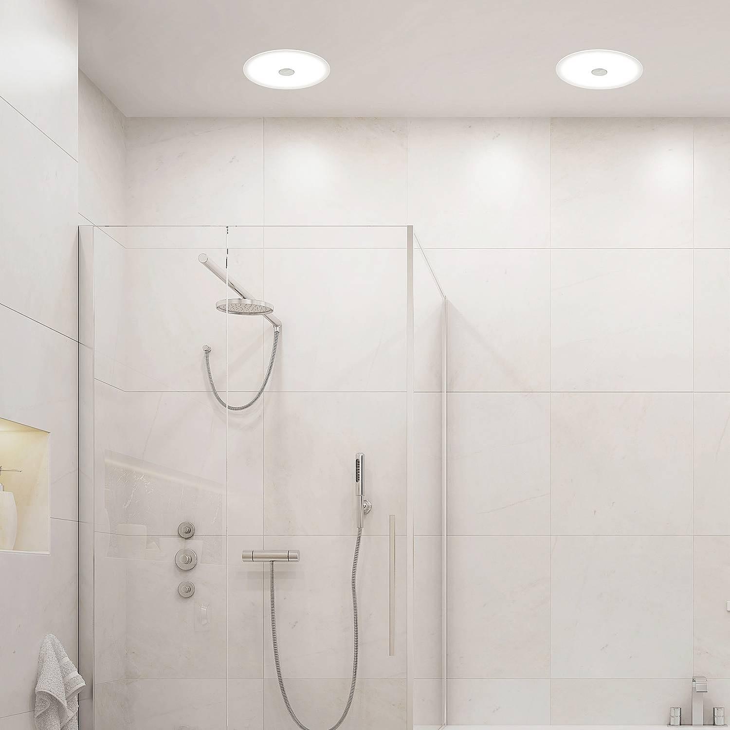 Badleuchte Nerbyn Aluminium Silber 22 x 2 cm 2