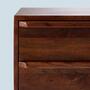 Nachtkommode Massivholz Akazienbraun 4