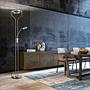 LED Floor Lamp Davos 2-Light Iron Nickel White 2