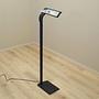 Floor lamp metal glass 1990s 3