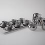 Kaffee- und Tee-Service Silber 10