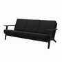 Sofa Textile Wood Black 1960s 0