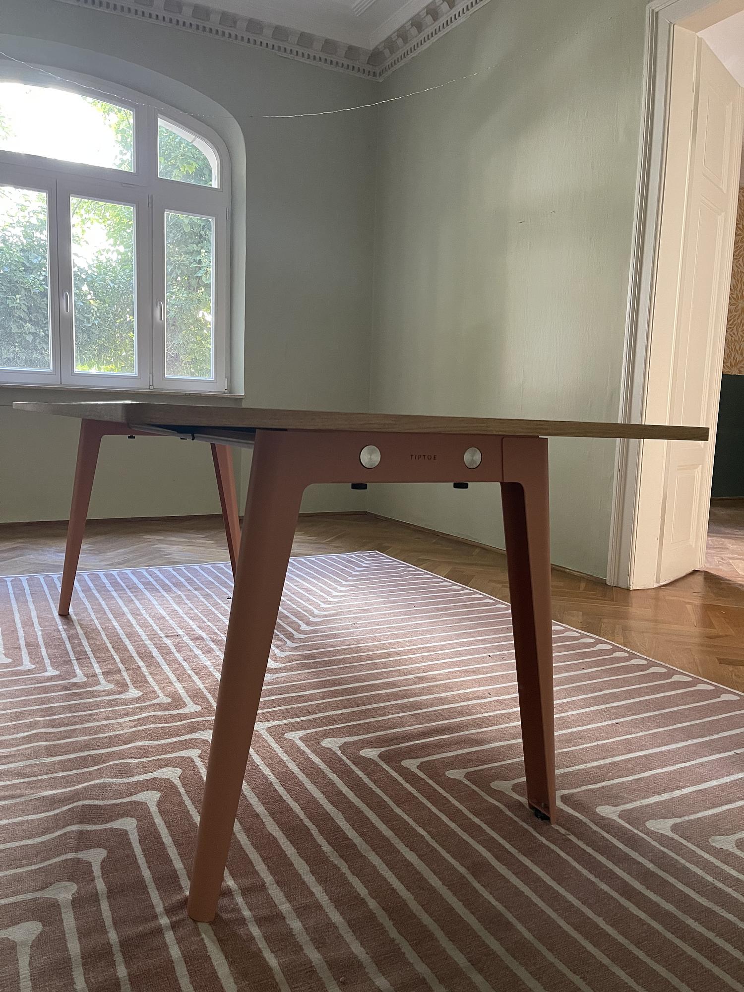 Design Esstisch Holz Stahl 5