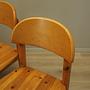 Chair Set 4-piece Brown 1960s 10