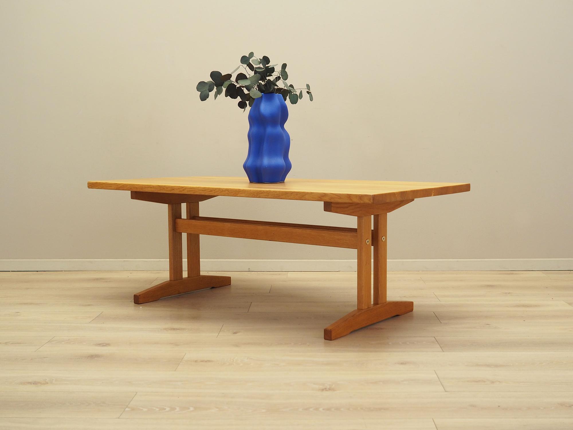 Dining table ash wood 1970s 2