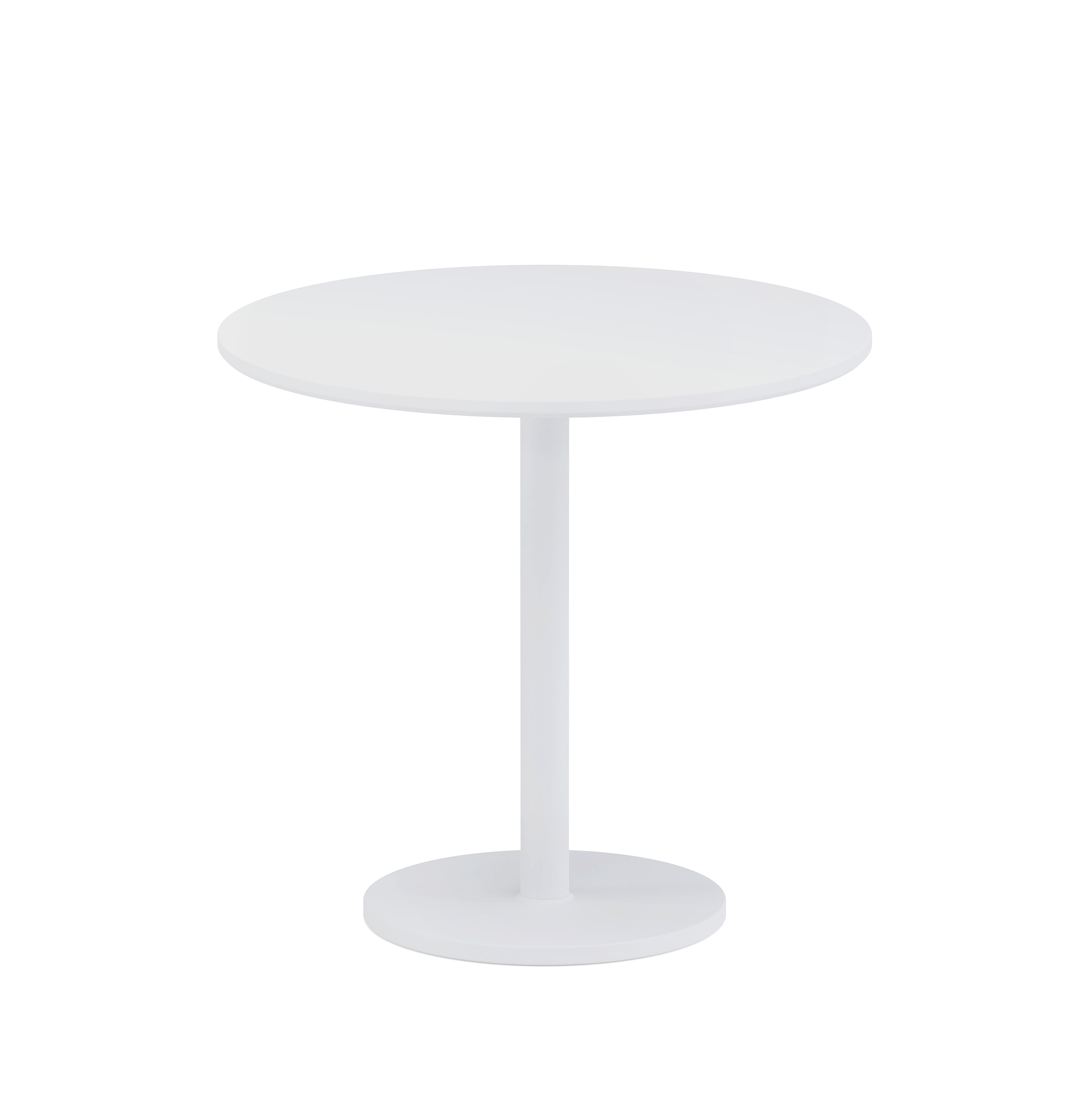 MANTRA Bistrotisch Aluminum Weiß 84x84 cm 0