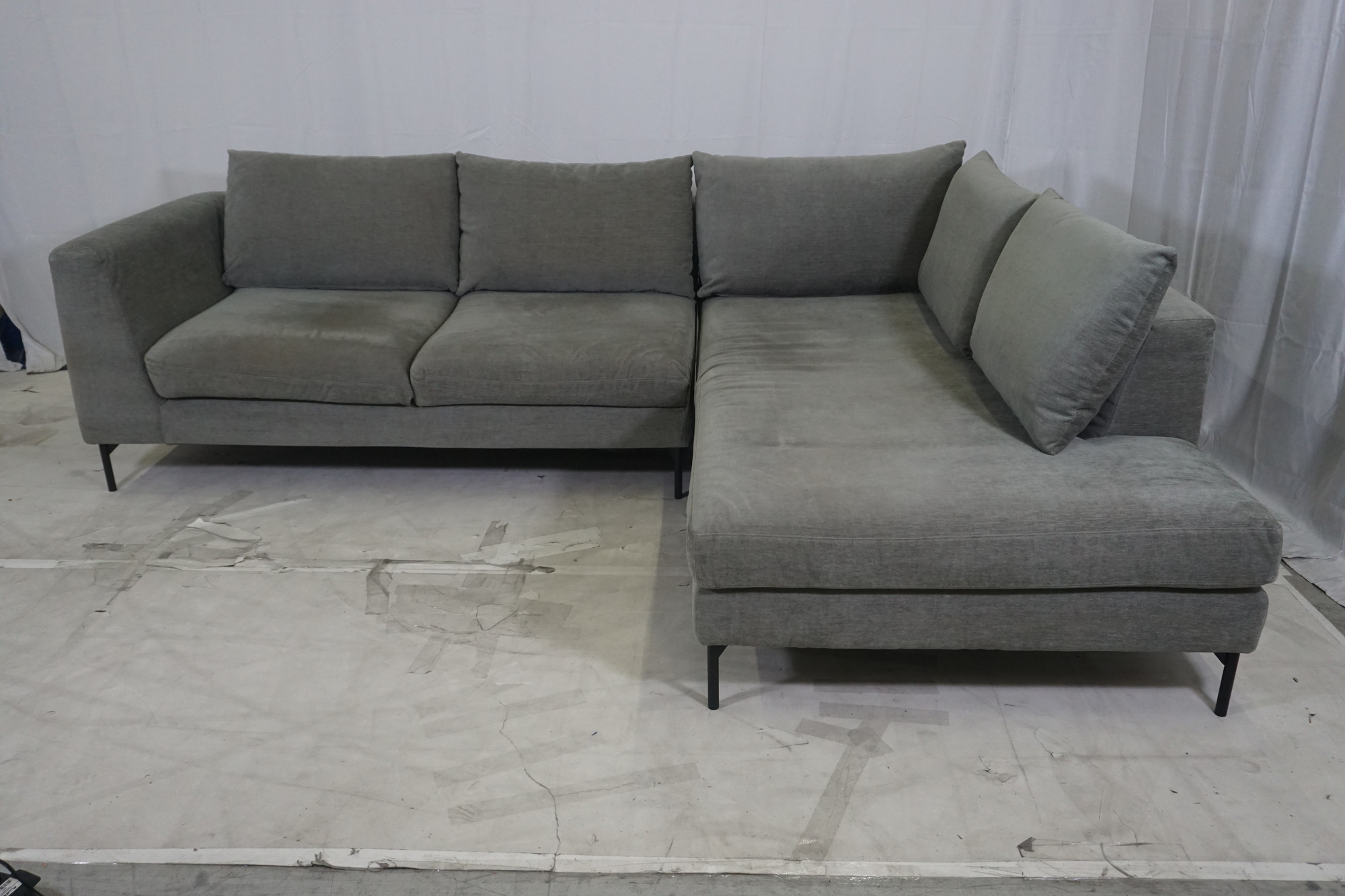 Noa Sofa Récamiere Rechts Planet Grey Green 4