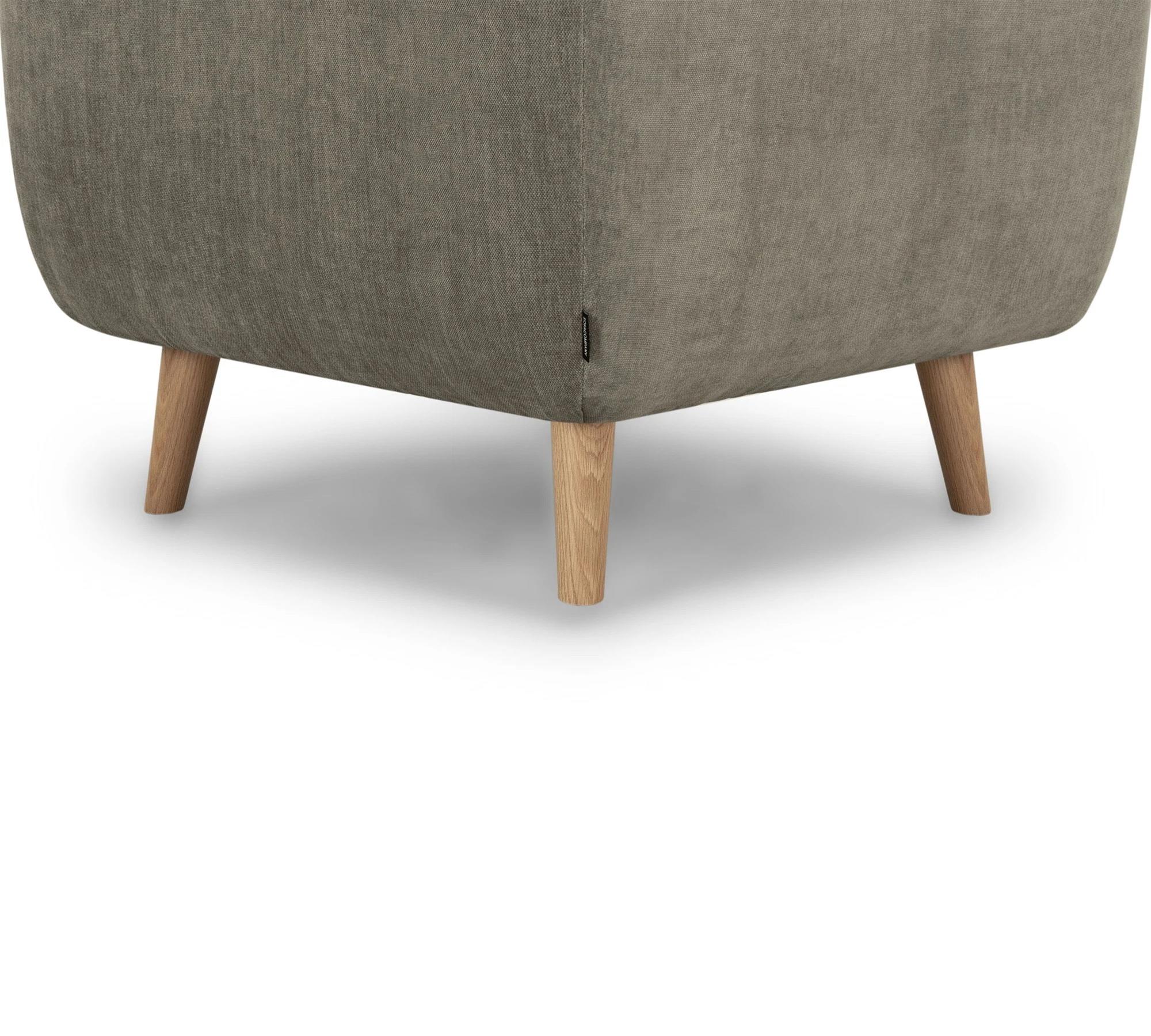 Alfred 1-Sitzer Eckmodul Rechts Planet Grey Green 3