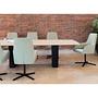 Alya Executive SO1471 Faux Leather Aluminum Blue 1