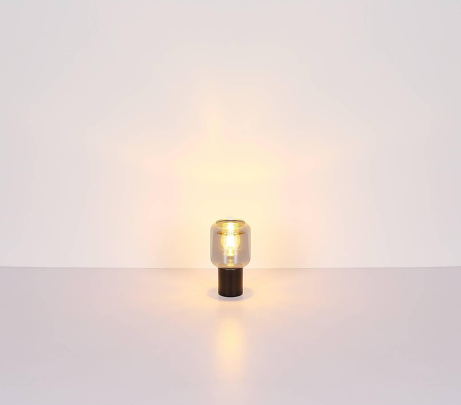 Ninjo Tischleuchte Farbglas Eisen 1-flammig 3