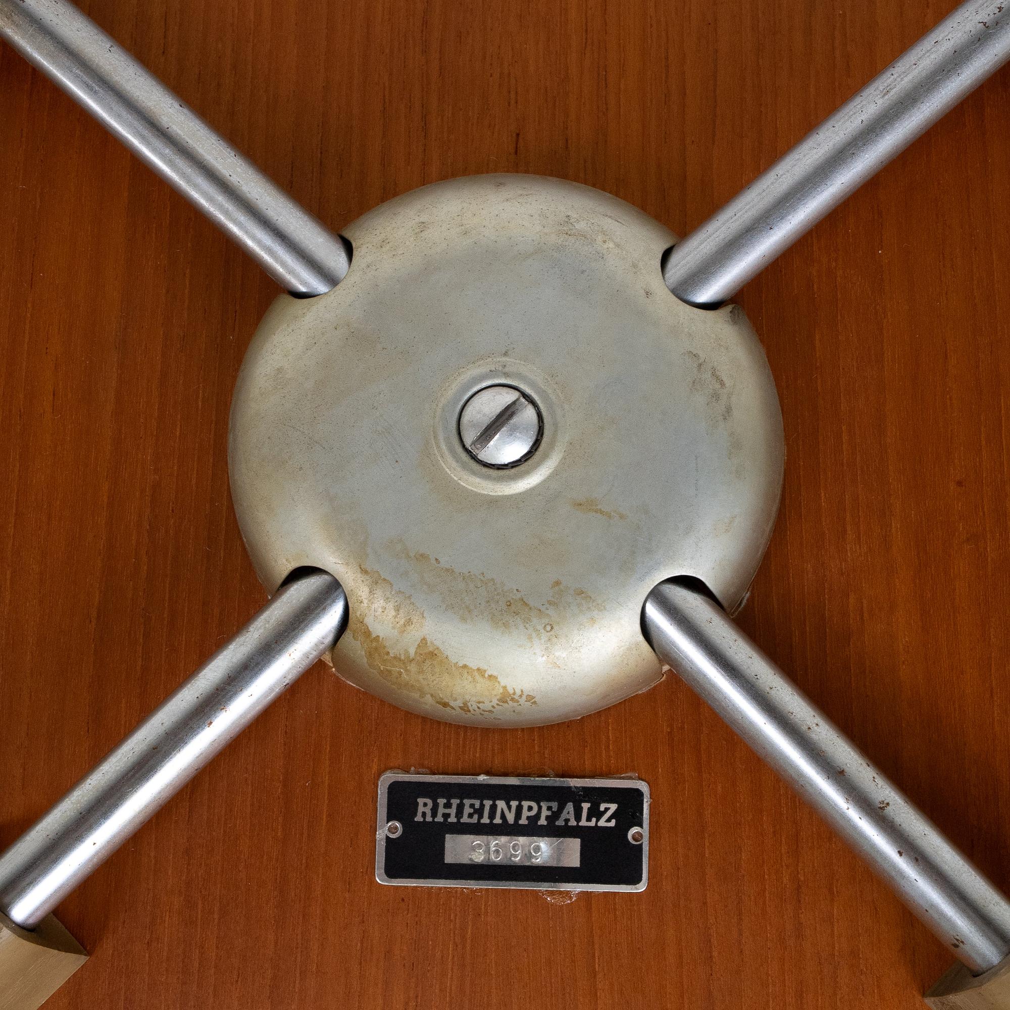 Serie 7 Esszimmerstühle Chrom Eiche Dunkel 5