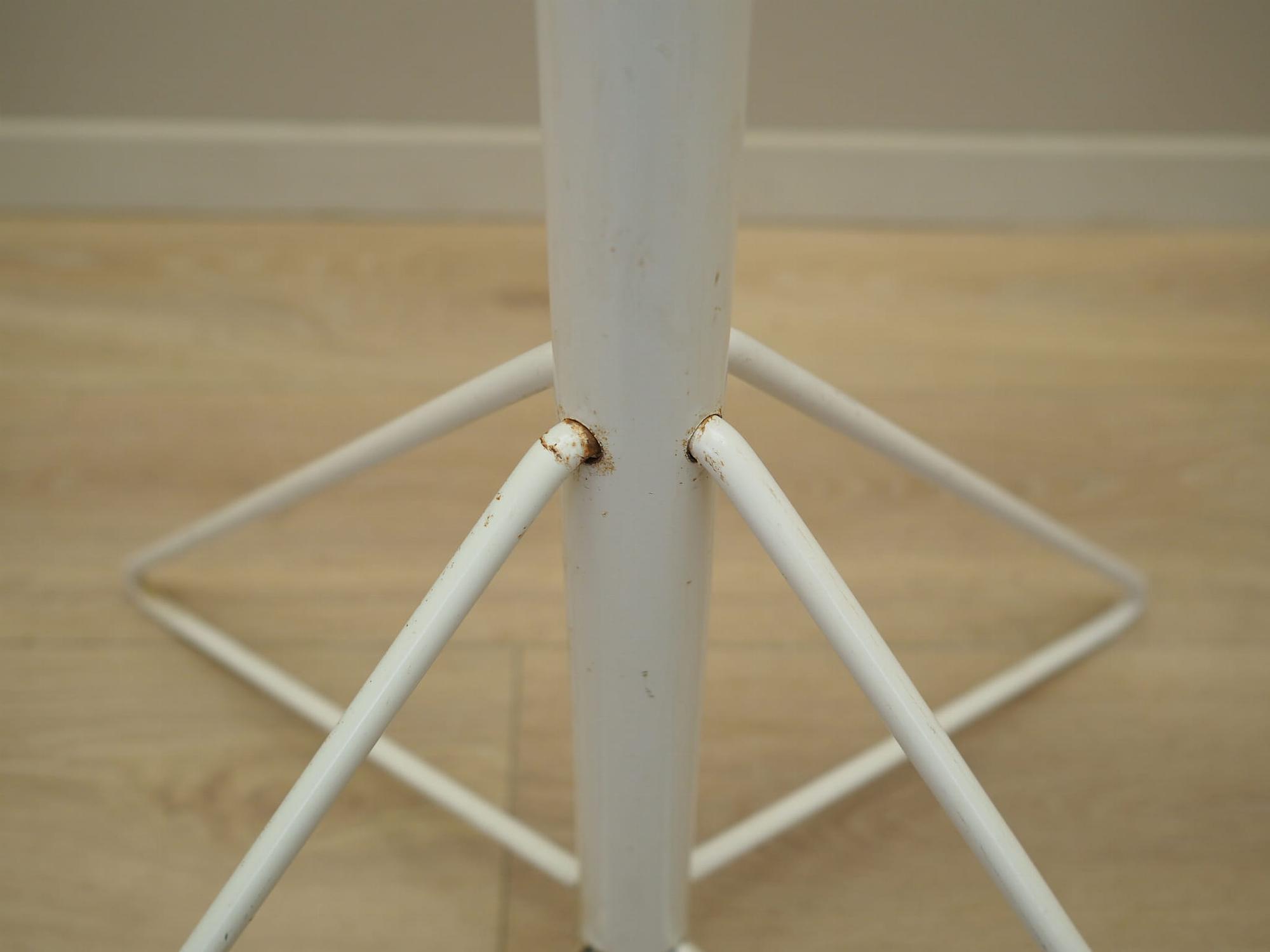 Vintage coat rack metal white 1970s 13
